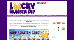 Desktop Screenshot of luckynumberdip.com